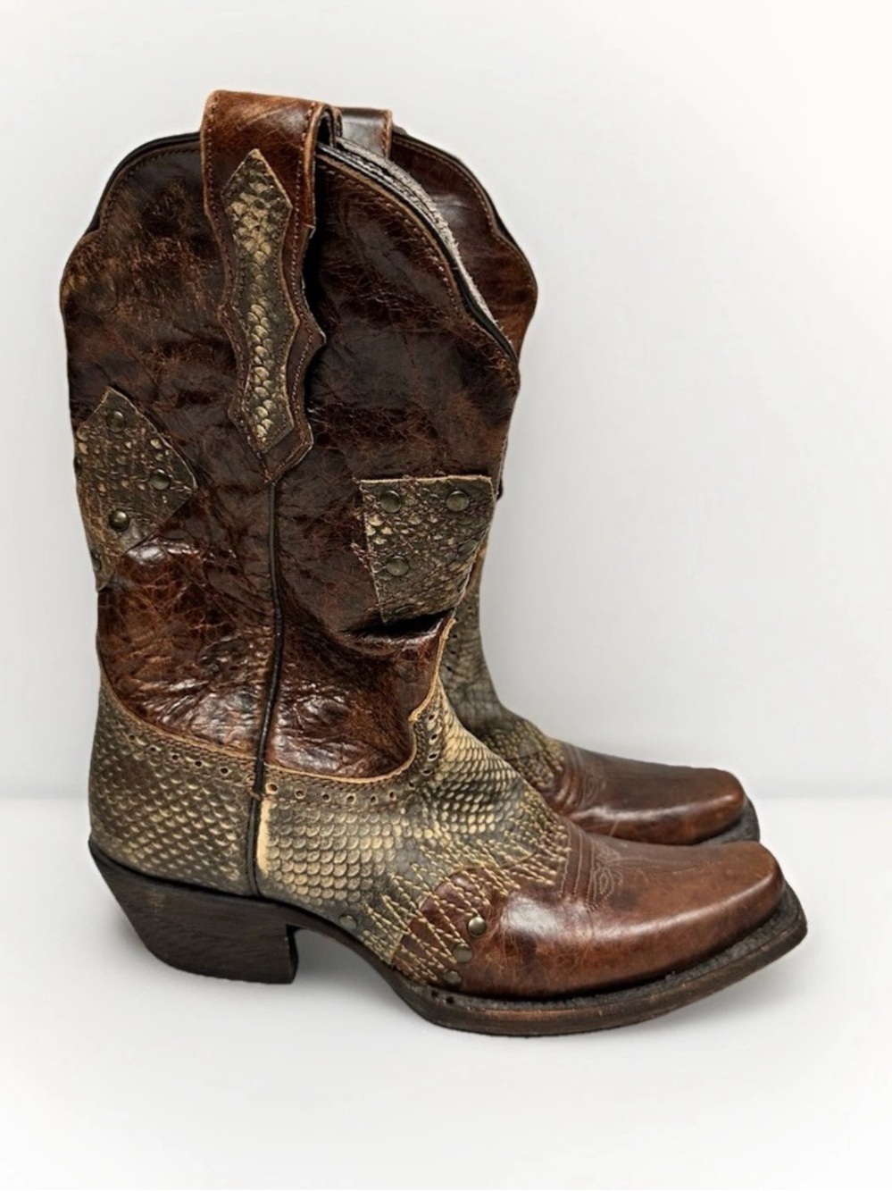 CABORCA Women's Leather Western Boot Size MX 24 - US 7.0
